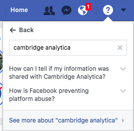 how to tell if cambridge analytica used my data