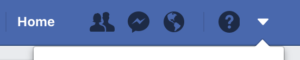 Facebook Settings Menu