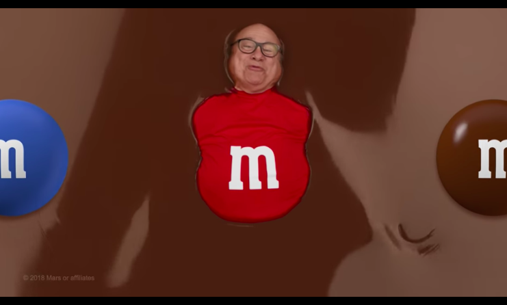 Behind The Scenes of M&M’s Superbowl Commercial Featuring Danny DeVito