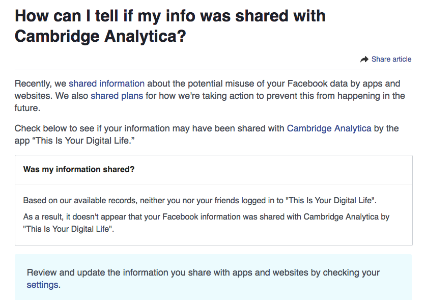 cambridge analytica