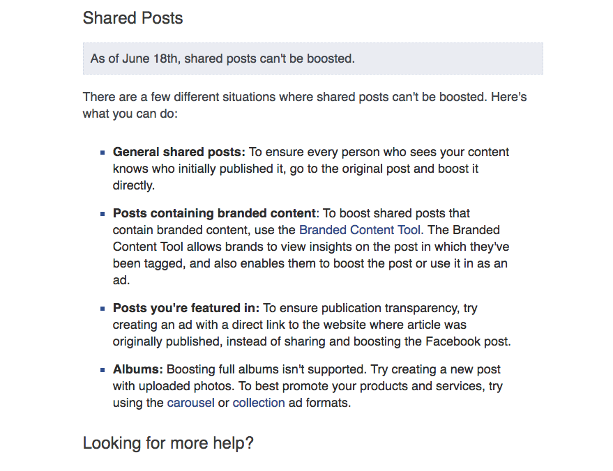 boosting shared posts